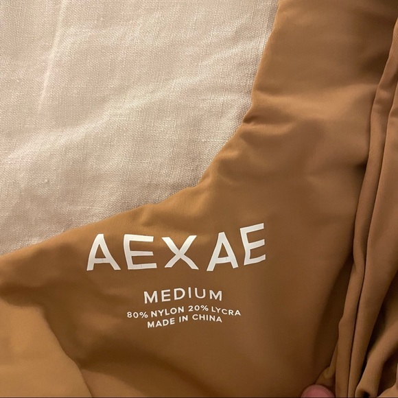 Aexae swim one shoulder high rise bikini set - Picture 3 of 6